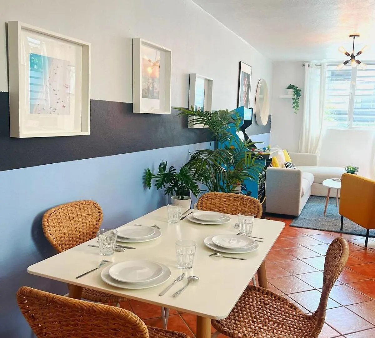 公寓 Stunning 2Br Home W Parking - Walk To Beach! 圣胡安 波多黎各